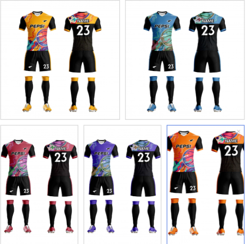 Kids Adult 5 Color Football Uniform #3016(SY)