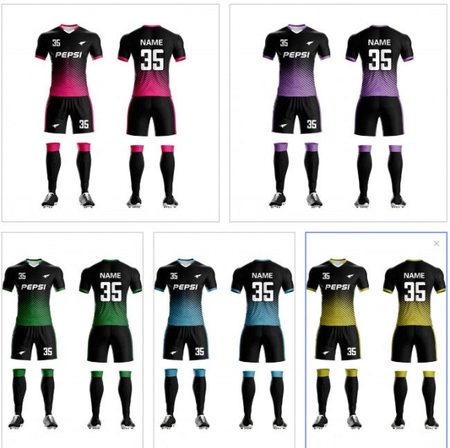Kids Adult 5 Color Football Uniform #3025(SY)