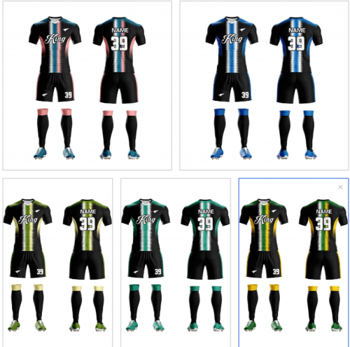 Kids Adult 5 Color Football Uniform #3015(SY)