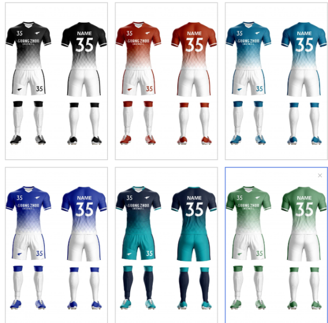Kids Adult 6 Color Football Uniform #3033(SY)