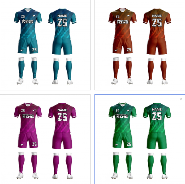 Kids Adult 4 Color Football Uniform #3035(SY)