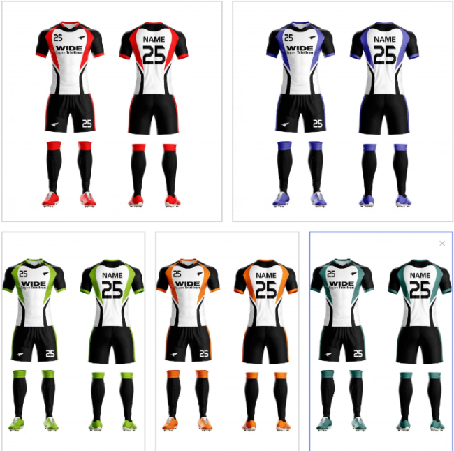 Kids Adult 5 Color Football Uniform #3036(SY)