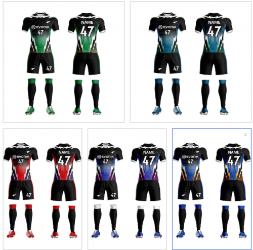 Kids Adult 5 Color Football Uniform #3021(SY)