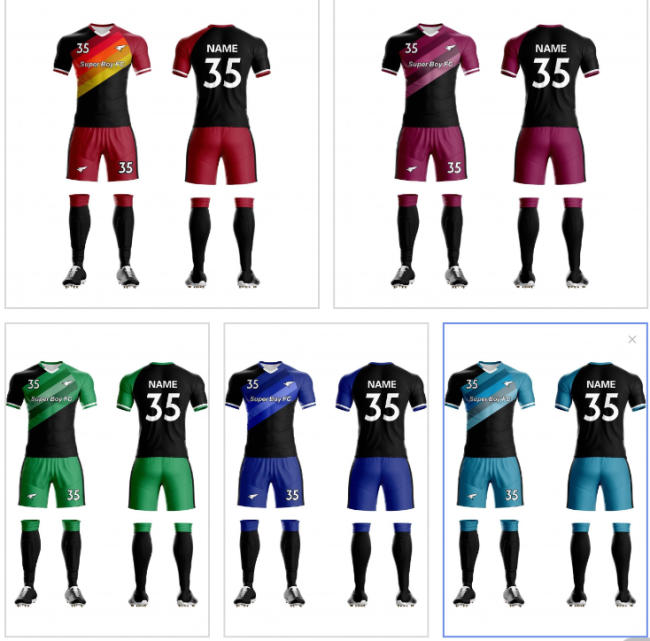 Kids Adult 5 Color Football Uniform #3026(SY)