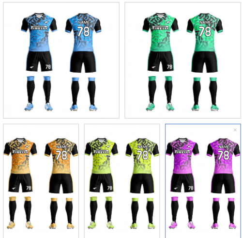 Kids Adult 5 Color Football Uniform #3019(SY)