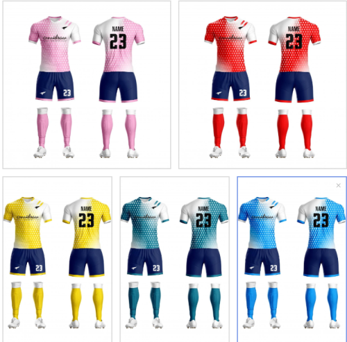 Kids Adult 5 Color Football Uniform #3002(SY)