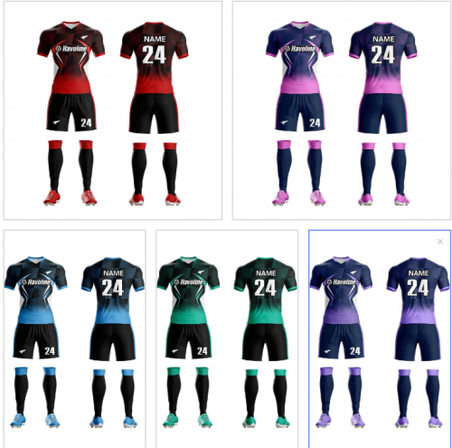 Kids Adult 5 Color Football Uniform #3001(SY)