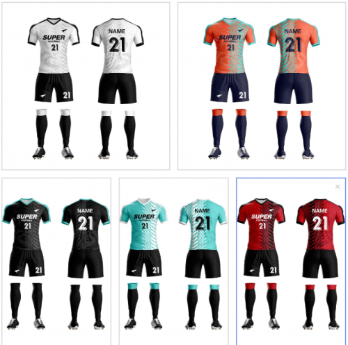Kids Adult 5 Color Football Uniform #3014(SY)