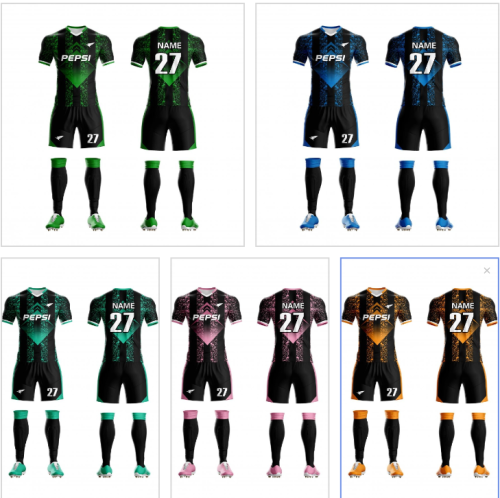 Kids Adult 5 Color Football Uniform #3006(SY)
