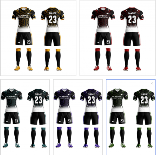 Kids Adult 5 Color Football Uniform #3012(SY)