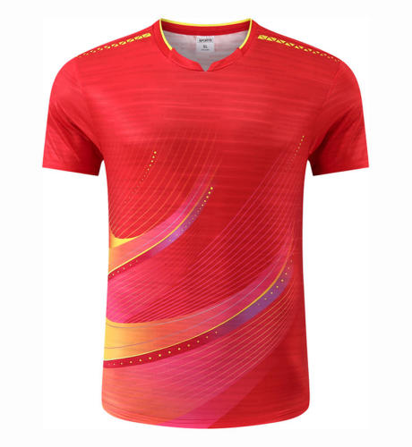 Adult 1 Color Badminton Shirt #2506(DN)
