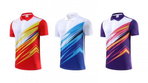 Adult 3 Color Badminton Shirt #Y6901(DN)