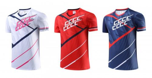 Adult 3 Color Badminton Shirt #Y6902(DN)