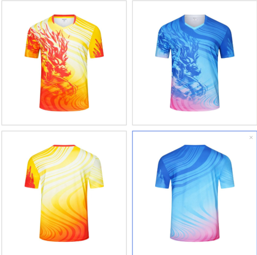 Adult 2 Color Badminton Shirt #Y7903(DN)