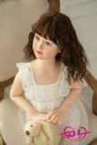 110cm【由佳】平胸 WAX Doll#G34シリコン高級ロリドール