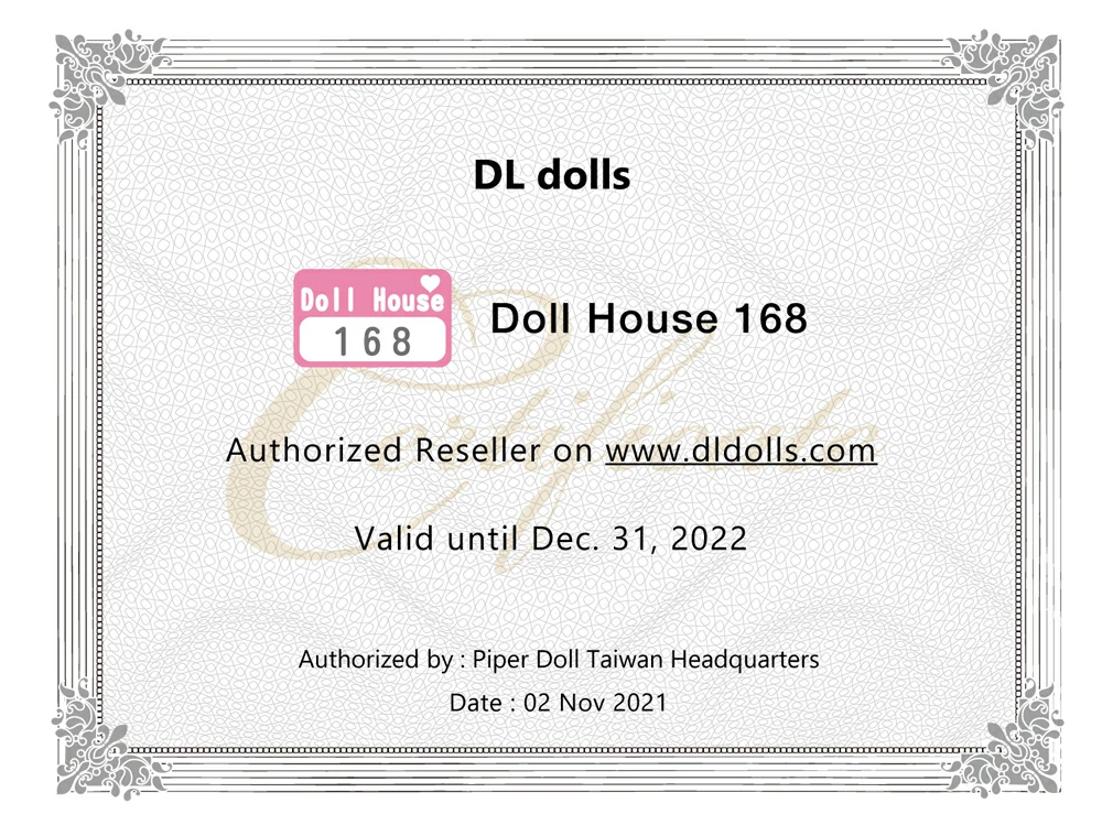 dollhouse168販売権証明