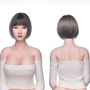 Luna 164cm 巨乳の銀髪熟女リアルドール E-cupシリコン製 Irontech Doll#S17