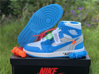OFF WHITE x Air Jordan 1 Blue
