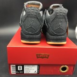 Air Jordan 4 Levis Black