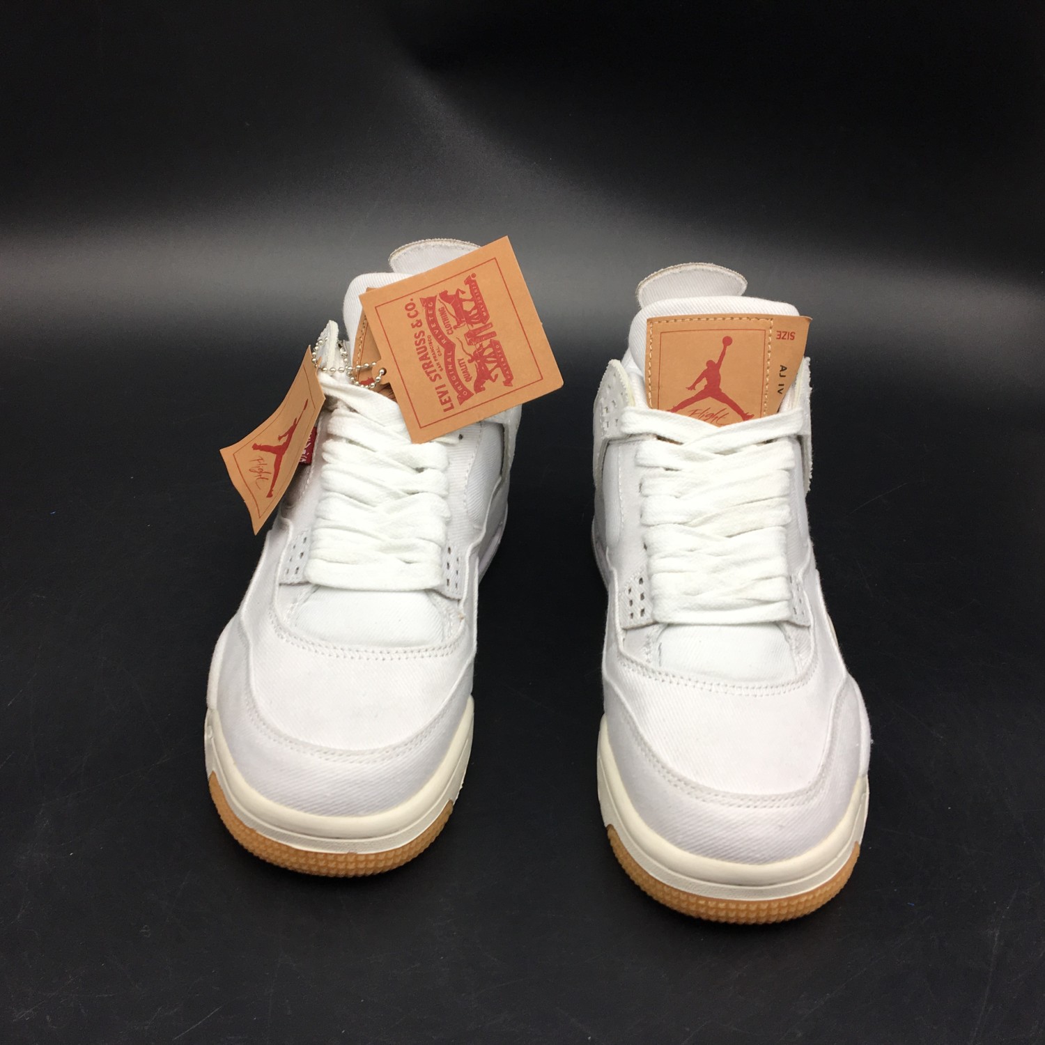 air jordan 4 levis white