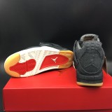 Air Jordan 4 Levis Black