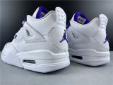 Air Jordan 4 “ Pure Money ” White Purple 408452-115