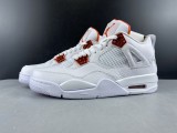 Air Jordan 4 “ Pure Money ” white orange CT8527-118
