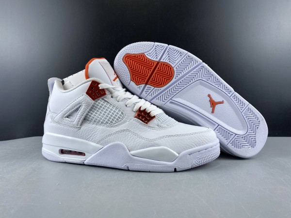 Air Jordan 4 “ Pure Money ” white orange CT8527-118