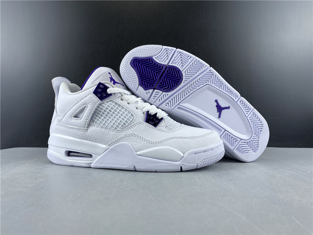 jordan 4 white purple