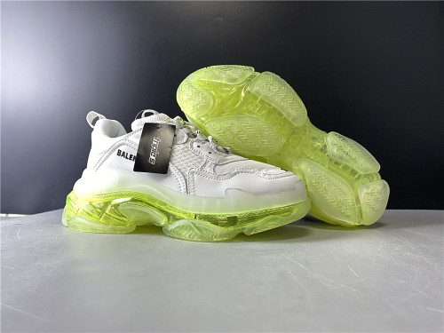 Triple S Black Sneaker White Green