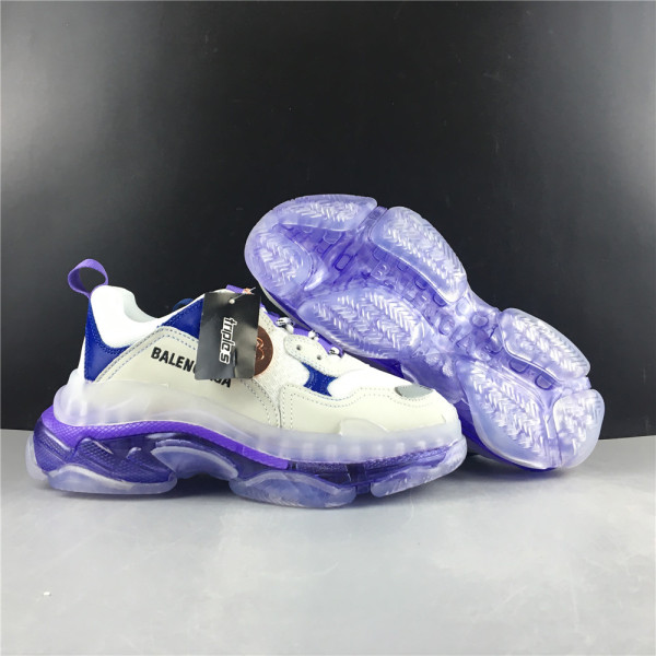 Triple S white purple