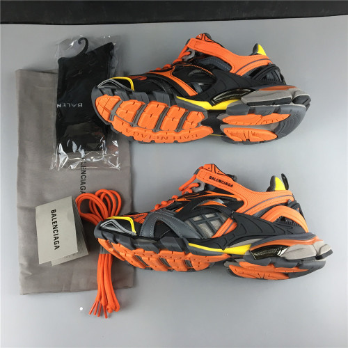 Track 2 Sneaker Orange Black