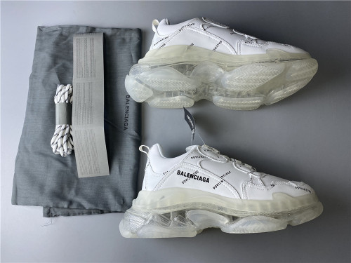 Triple S Black Sneaker White