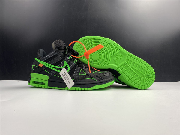 OFF-WHITE x Air Rubber Dunk “Green Strike”