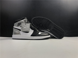  Air Jordan 1 Silver toe
