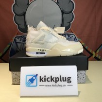 Off-White x Air Jordan 4 “Sail”