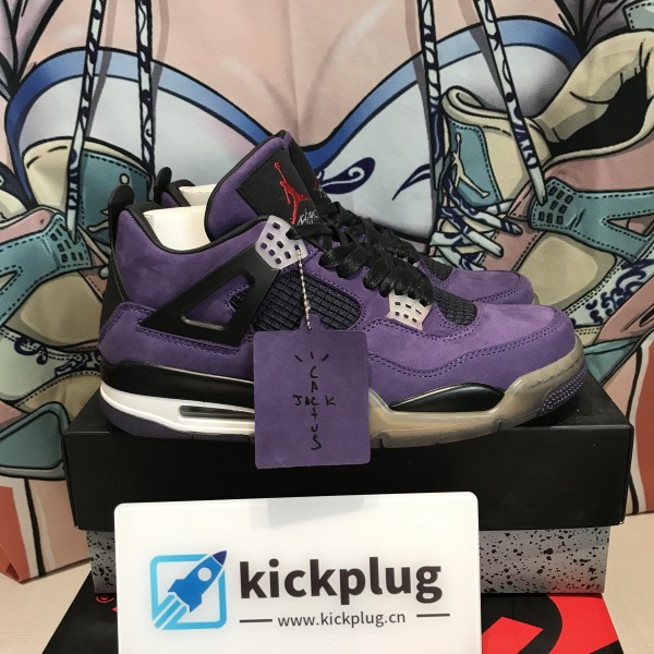 Travis Scott x Air Jordan 4 “Purple”