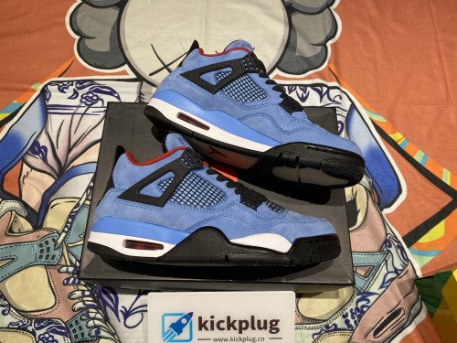 Travis Scott x Air Jordan 4 Blue 308497-406