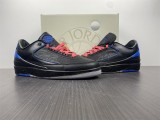 Off-White x Air Jordan 2 Low “ Black/Varsity Royal ”