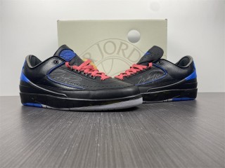 Off-White x Air Jordan 2 Low “ Black/Varsity Royal ”