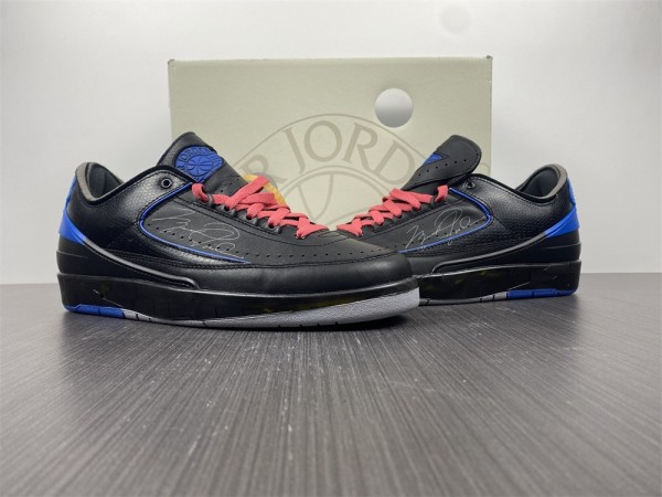 Off-White x Air Jordan 2 Low “ Black/Varsity Royal ”