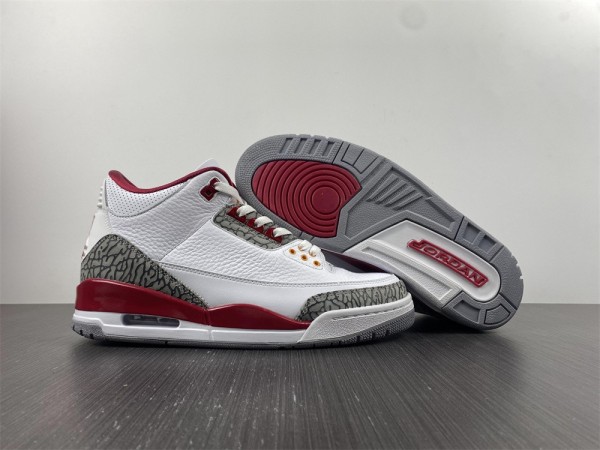  Air Jordan 3 “Cardinal Red” 