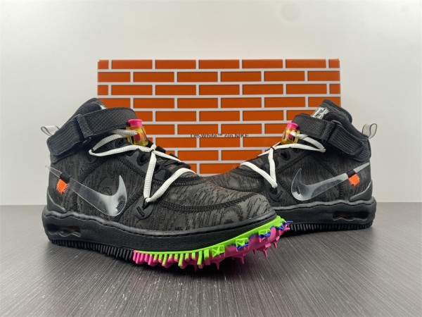 Off-White x Air Force 1 Black Mid