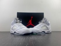 AIR JORDAN 5 RETRO 'WHITE BLACK'