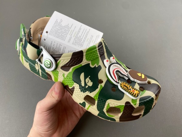 BAPE x Crocs Classic Clog 'ABC Camo - Green' 