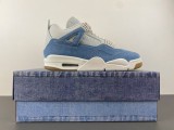 Air Jordan 4 Denim  Worn Blue”