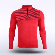 sublimated knitted 1/4 zip 15972