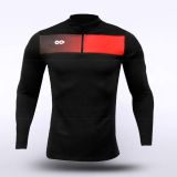 sublimated knitted 1/4 zip 15908