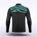 sublimated knitted 1/4 zip 15991