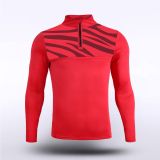 sublimated knitted 1/4 zip 159721